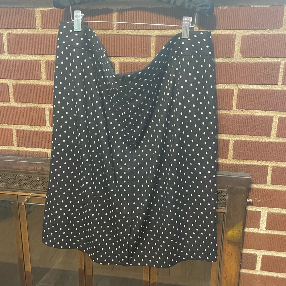 NWOT Lane Bryant Polka Dot Pencil Skirt - Picture 2 of 5